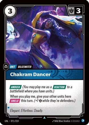 Chakram Dancer (071) Foil - Unleashed