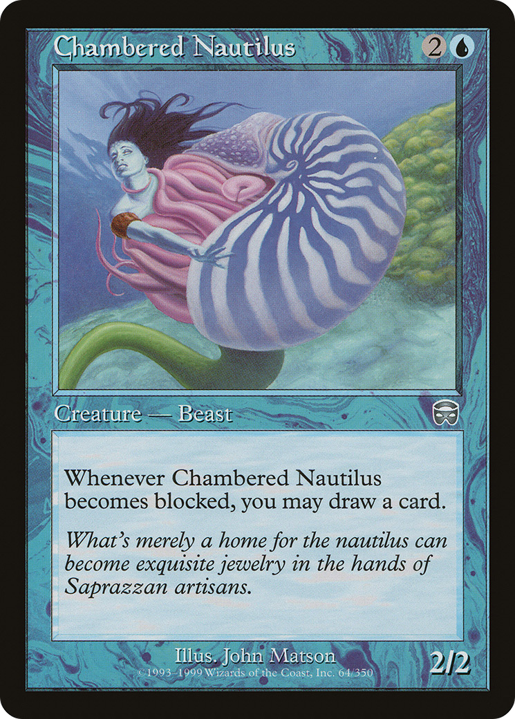 Chambered Nautilus (064) Foil - Mercadian Masques