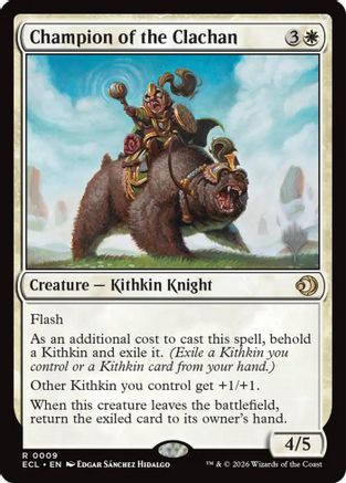 Champion of the Clachan (Promo Pack) (009) Foil - Lorwyn Eclipsed