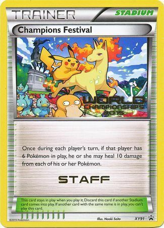 Champions Festival (2015) [Staff] (XY91) - Black Star Promos