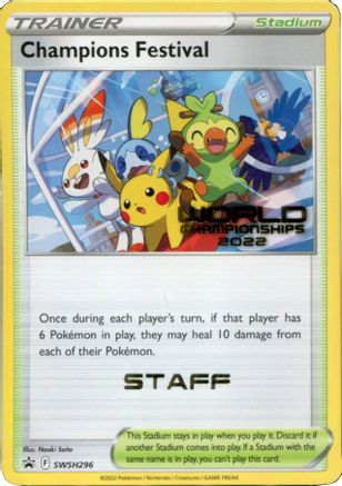Champions Festival (World Championships 2022) [Staff] (SWSH296) - Black Star Promos