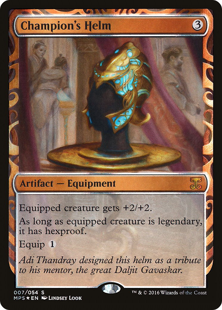 Champion's Helm (007) Foil - Kaladesh Inventions