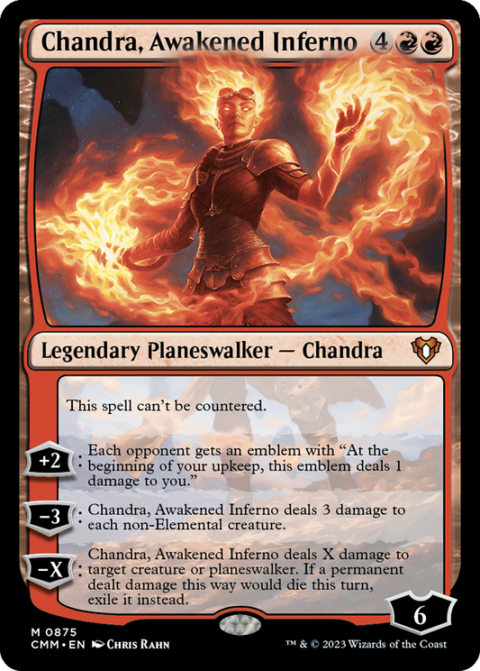 Chandra, Awakened Inferno (875) - Commander Masters