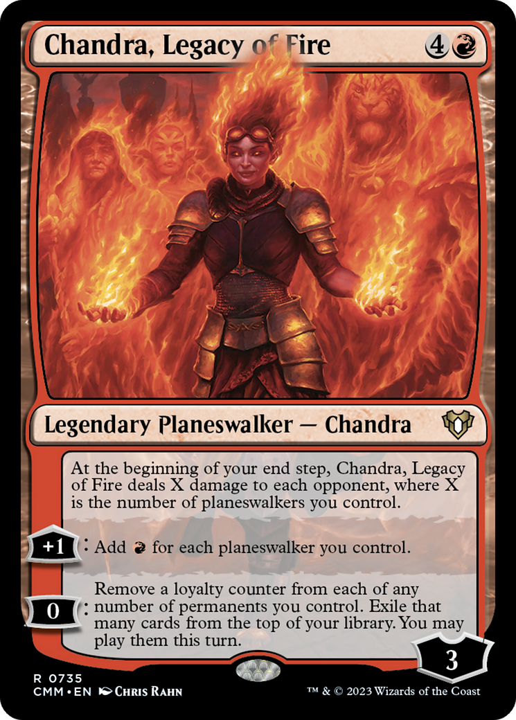 Chandra, Legacy of Fire (735) - Commander Masters