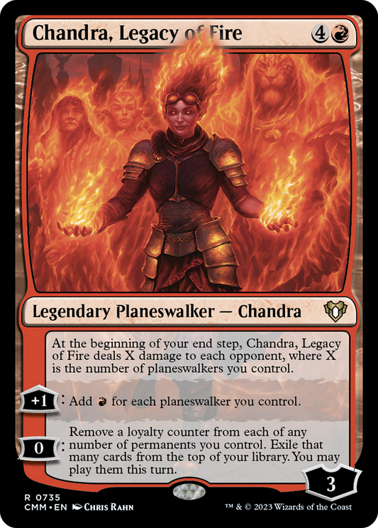 Chandra, Legacy of Fire (735) - Commander Masters