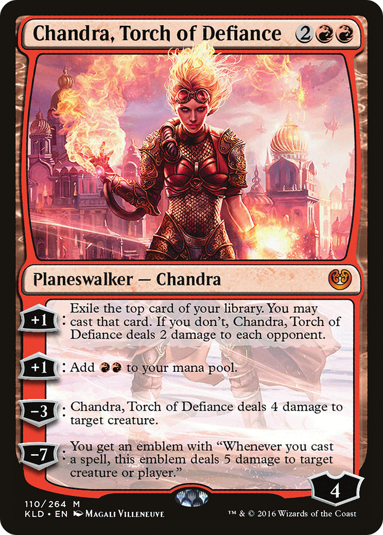 Chandra, Torch of Defiance (110) Foil - Kaladesh