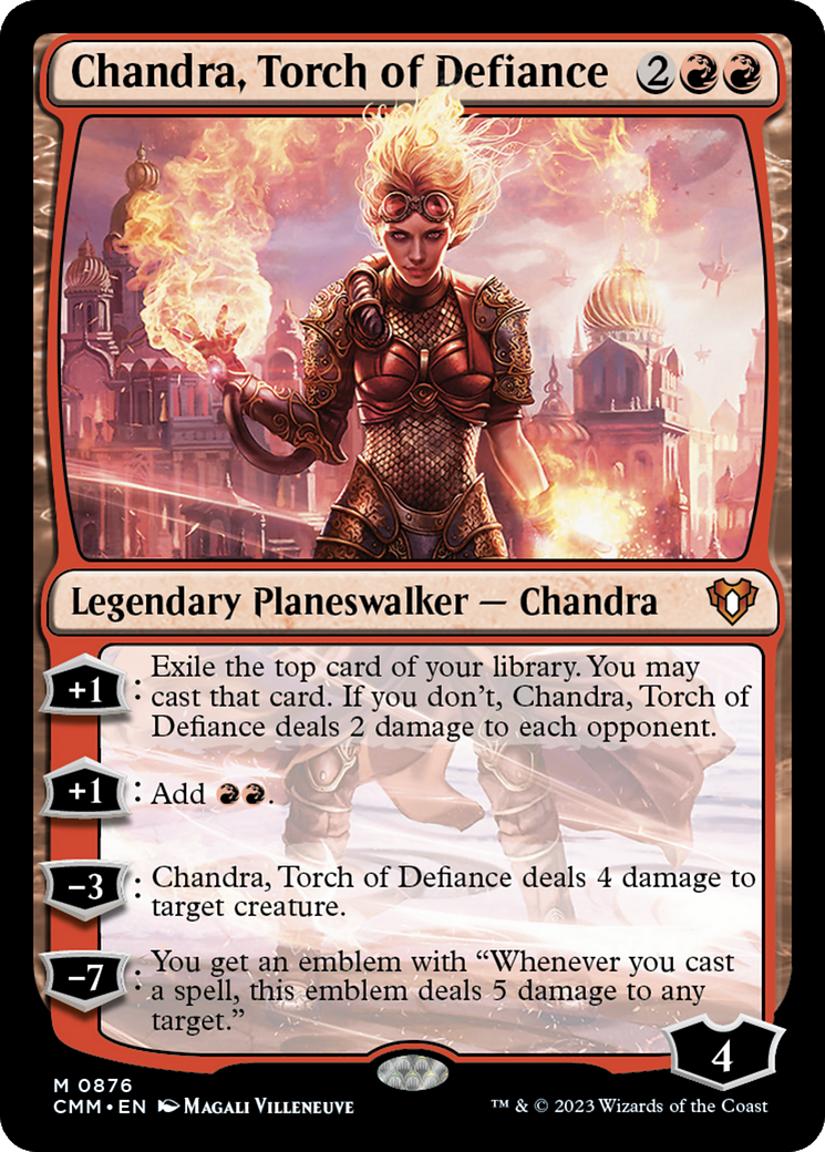 Chandra, Torch of Defiance (876) - Commander Masters