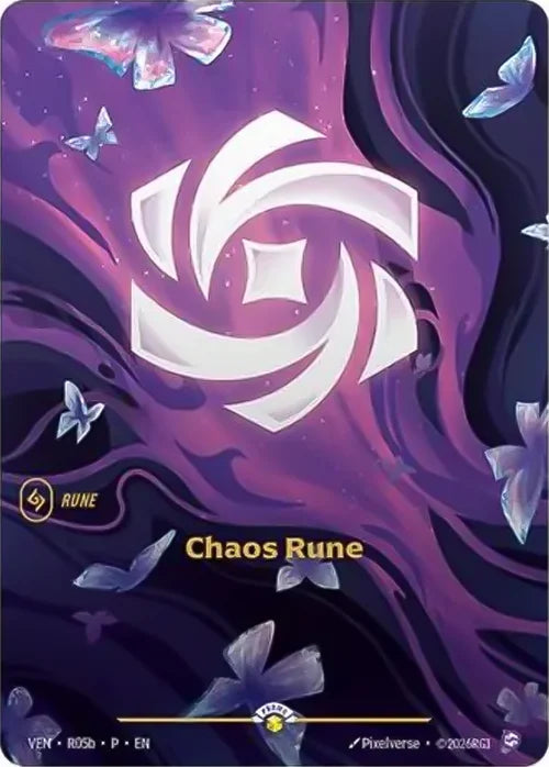 Chaos Rune (VEN) (R05b) Foil - Riftbound Promotional Cards
