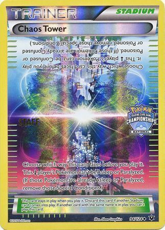Chaos Tower (National Championships) [Staff] (94) Holofoil - Fates Collide