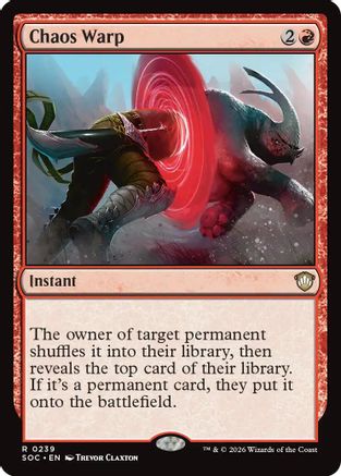 Chaos Warp (239) - Commander: Secrets of Strixhaven