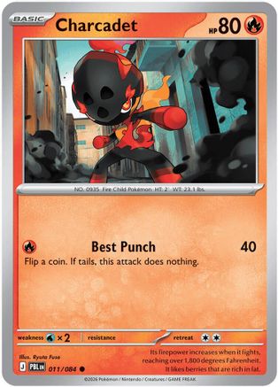 Charcadet (11) Reverse Holofoil - Pitch Black