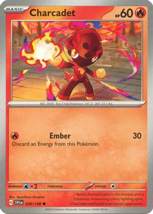 Charcadet (39) Reverse Holofoil - Scarlet & Violet