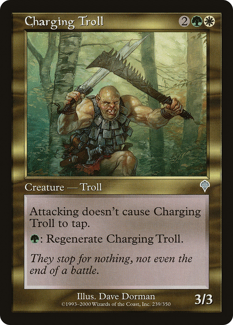 Charging Troll (239) Foil - Invasion