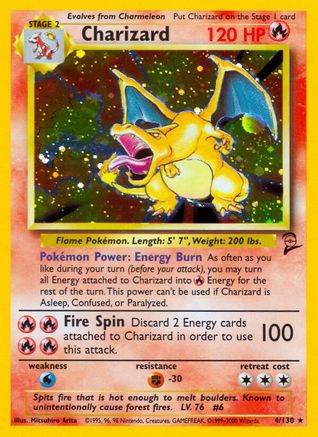 Charizard (4) Holofoil - Base Set 2