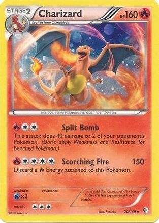 Charizard (Cosmos Holo) (Blister Exclusive) (20) Holofoil - Boundaries Crossed