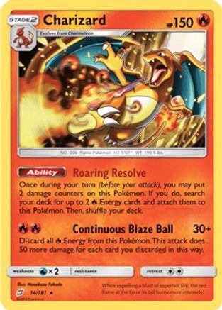 Charizard (Deck Exclusives) (14) Holofoil - Team Up