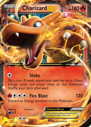 Charizard EX (11) Holofoil - Flashfire