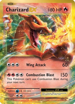 Charizard EX (12) Holofoil - Evolutions