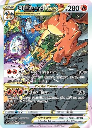 Charizard VSTAR (Alternate Full Art) (SWSH262) Holofoil - Black Star Promos