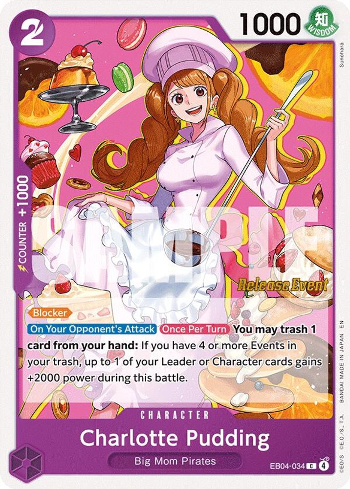 Charlotte Pudding (EB04-034) Release Event Cards