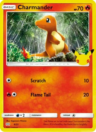 Charmander (9) - McDonalds 25th Anniversary Promos