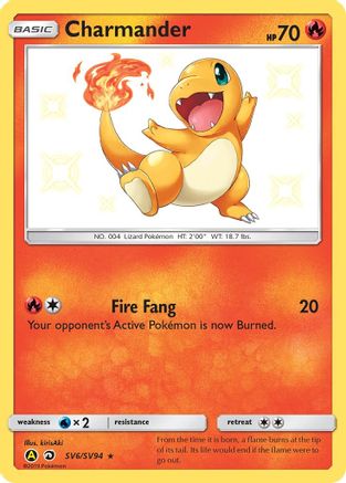Charmander (SV6) (Shiny Vault) Holofoil - Hidden Fates