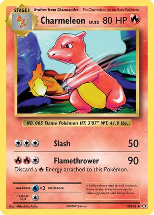 Charmeleon (10) Reverse Holofoil - Evolutions