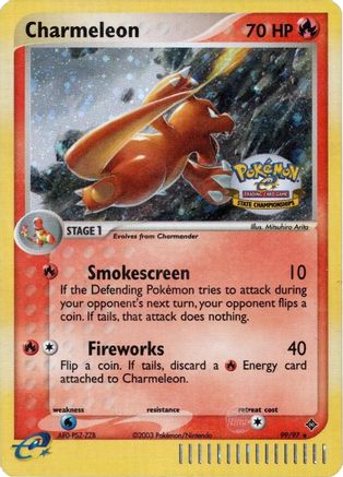 Charmeleon (State Championship) (99) Holofoil - League & Championship Cards