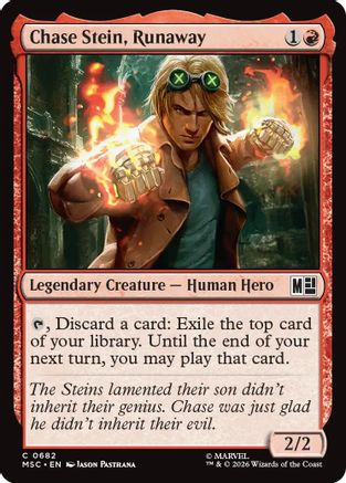 Chase Stein, Runaway (682) - Commander: Marvel Super Heroes
