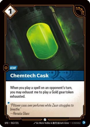 Chemtech Cask (063) Foil - Spiritforged