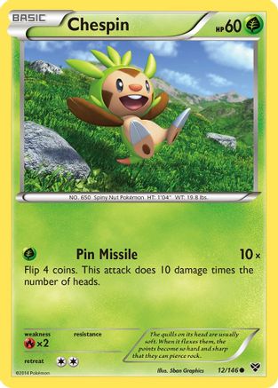 Chespin (12) - XY Base Set