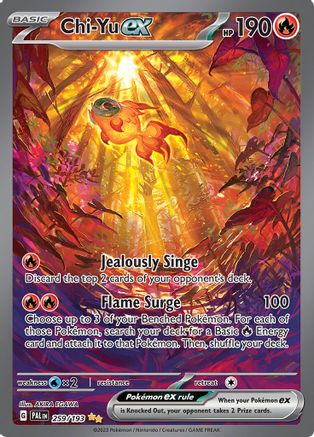 Chi-Yu ex (Alternate Full Art) (259) Holofoil - Paldea Evolved