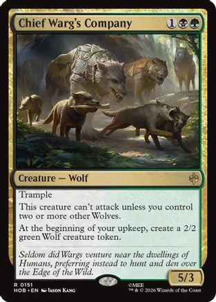 Chief Warg's Company (151) - The Hobbit