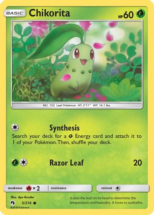 Chikorita (5) - Lost Thunder