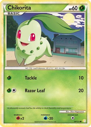 Chikorita (59) Reverse Holofoil - HeartGold & SoulSilver