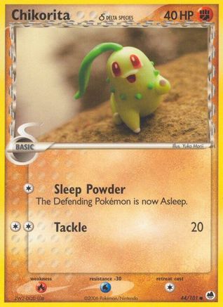 Chikorita (Delta Species) (44) Reverse Holofoil - Dragon Frontiers