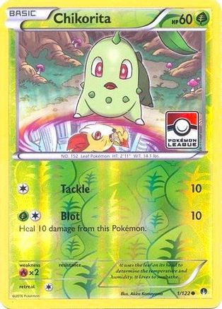 Chikorita (Pokemon League) (1) Reverse Holofoil - League & Championship Cards