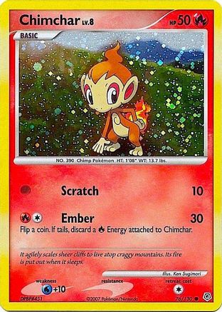 Chimchar (Cosmos Holo) (76) Holofoil - Miscellaneous Cards & Products