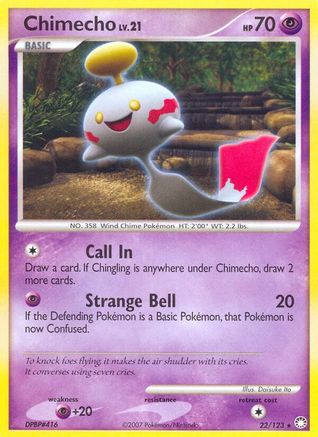 Chimecho (22) Reverse Holofoil - Mysterious Treasures
