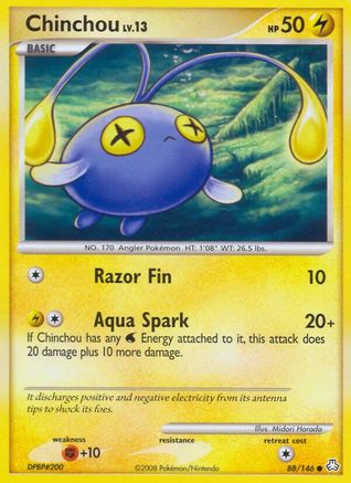 Chinchou (88) Reverse Holofoil - Legends Awakened