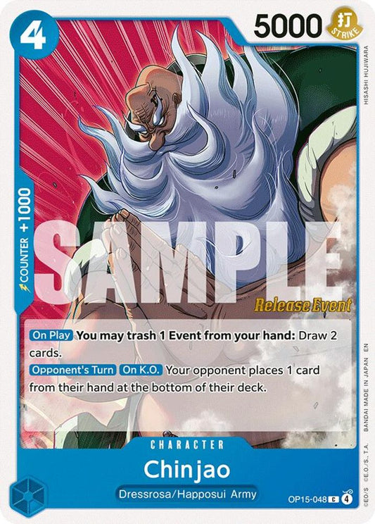Chinjao (OP15-048) Release Event Cards