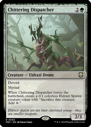 Chittering Dispatcher (063) Ripple Foil - Commander: Modern Horizons 3