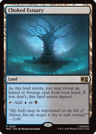 Choked Estuary (229) Surge Foil - Commander: Marvel Super Heroes