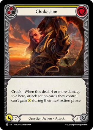 Chokeslam (Yellow) (MPG059) - Mastery Pack Guardian