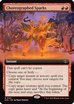 Choreographed Sparks (Extended Art) (331) - Secrets of Strixhaven