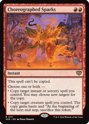 Choreographed Sparks (Promo Pack) (111) - Secrets of Strixhaven
