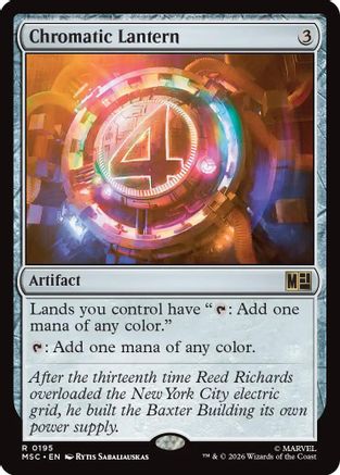 Chromatic Lantern (195) - Commander: Marvel Super Heroes