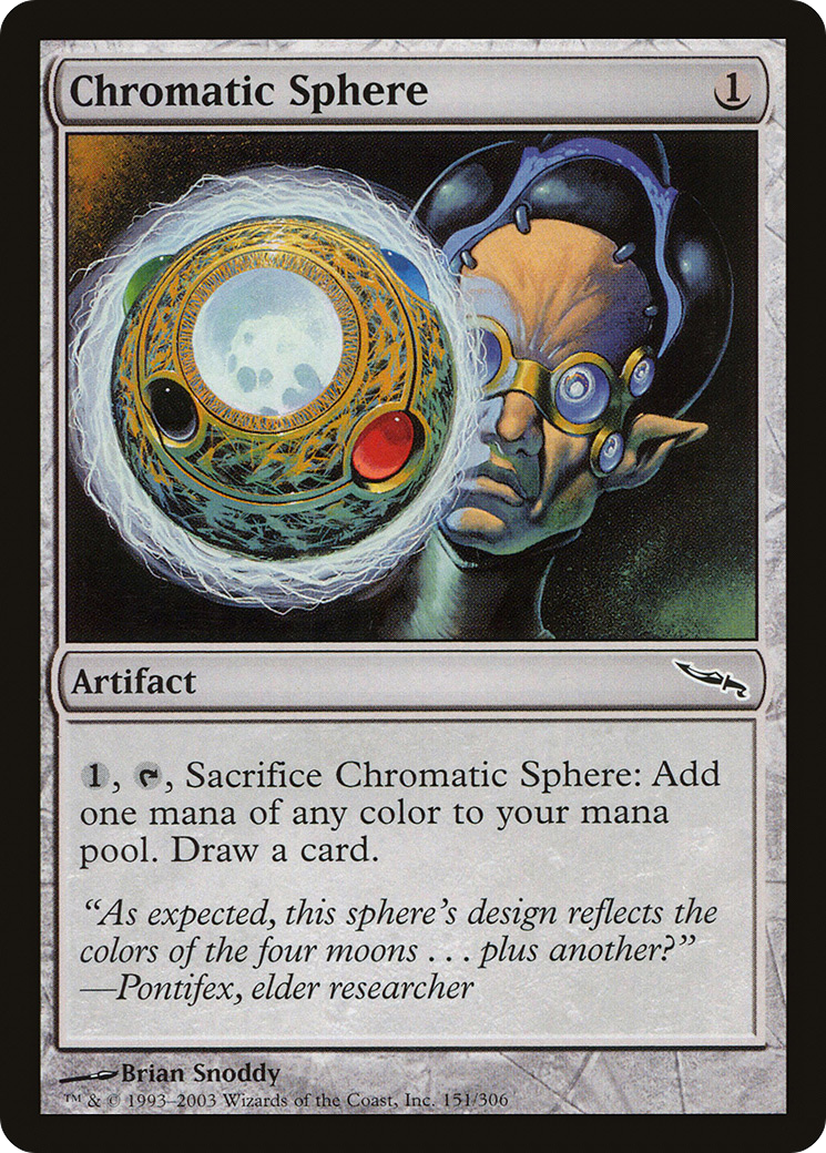 Chromatic Sphere (151) Foil - Mirrodin