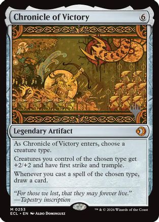 Chronicle of Victory (Promo Pack) (253) Foil - Lorwyn Eclipsed