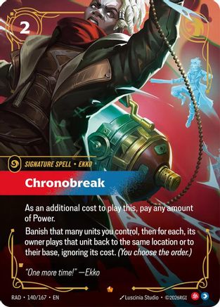 Chronobreak (140) Foil - Radiance